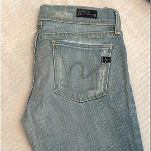Citizens of Humanity Ingrid #2 stretch.  Size 25. Low waist flare NWOT